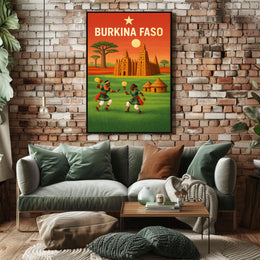 Burkina Faso Cultural Celebration Poster