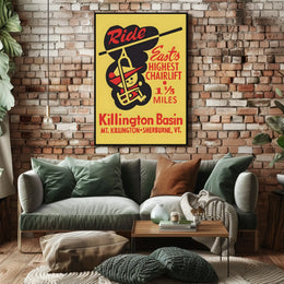 Ride The EastS Highest Chairlift Poster