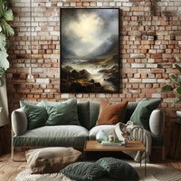 Majestic Wilderness Landscape Print in Artistic Poster