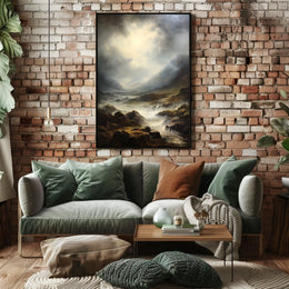 Majestic Wilderness Landscape Print in Artistic Poster