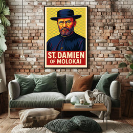 St. Damien of Molokai Poster