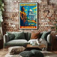 Montgomery, Alabama Poster