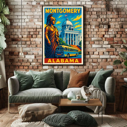Montgomery, Alabama Poster