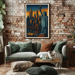 Iconic New York City Poster Wall Art For Decor Lovers