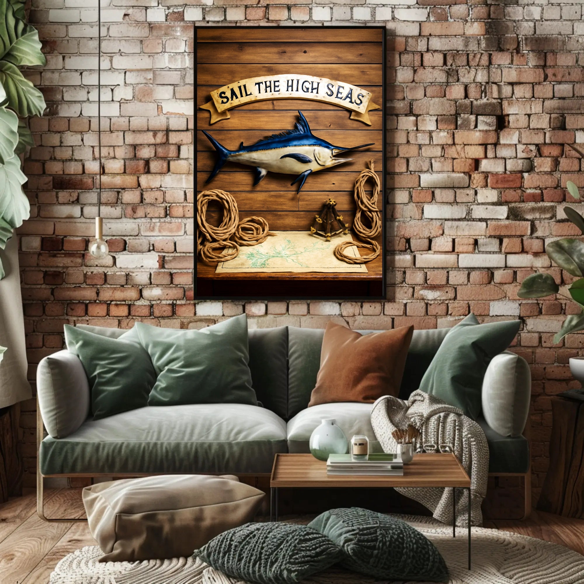 Sail the High Seas Poster PosterGoat