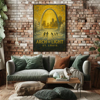 Arch Of Light St. Louis Poster