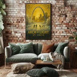 Arch Of Light St. Louis Poster
