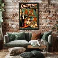 Thurston the Great Magician Vintage Show Magic Poster