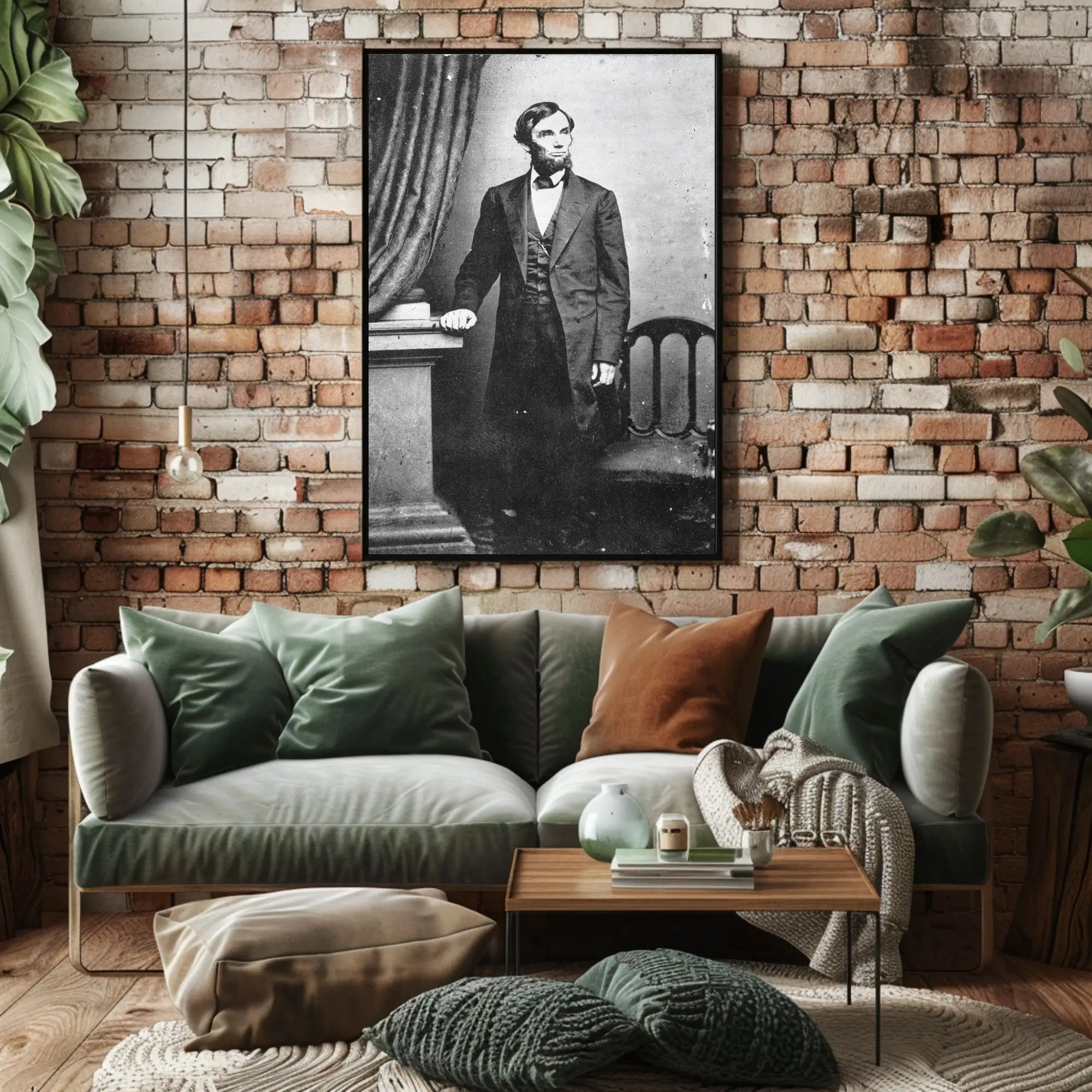 Abraham Lincoln Glasses in Hand Poster Artwork PosterGoat