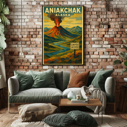 Aniakchak, Alaska Limited Access Poster