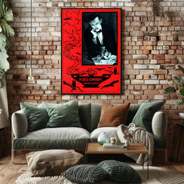 Vintage Magician Poster with Mystical Elements - Pop Culture Poster