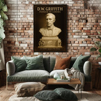 D.W. Griffith Pioneer of Cinema Wall Art Print PosterGoat