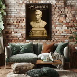 D.W. Griffith Pioneer of Cinema Wall Art Print PosterGoat