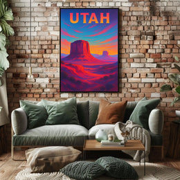 UtahS Majestic Landscape Poster