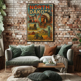 North Dakota Heritage Poster
