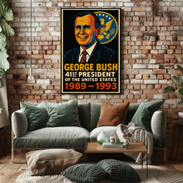 George Bush 41st President Poster