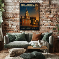 Philadelphia The Birthplace of America Poster