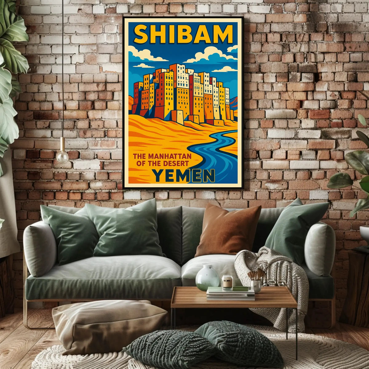 Shibam The Manhattan Of The Desert Poster