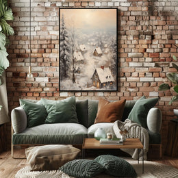 Winter Wonderland Village Poster