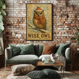 Wise Owl Poster