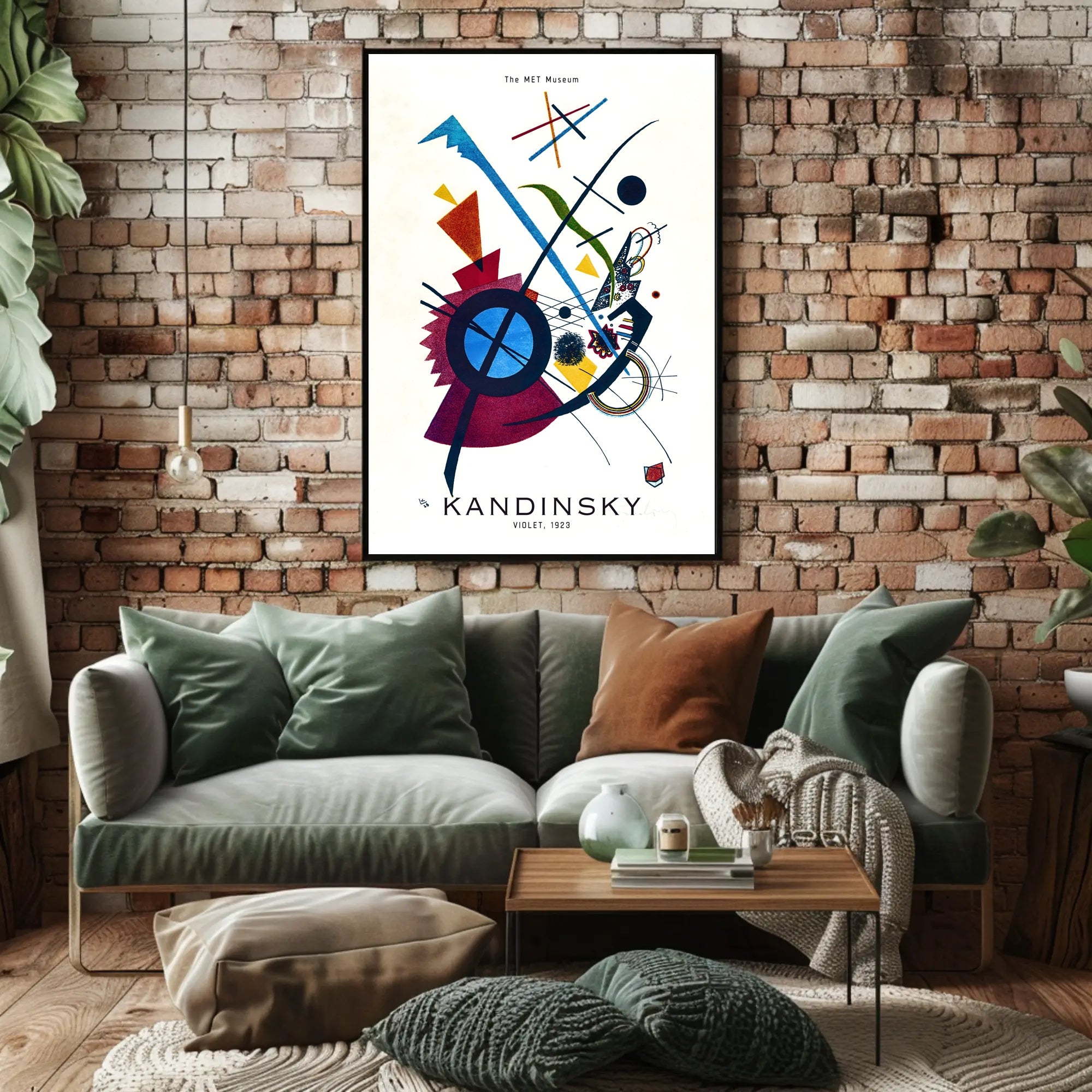 Kandinsky Violet 1923 Poster