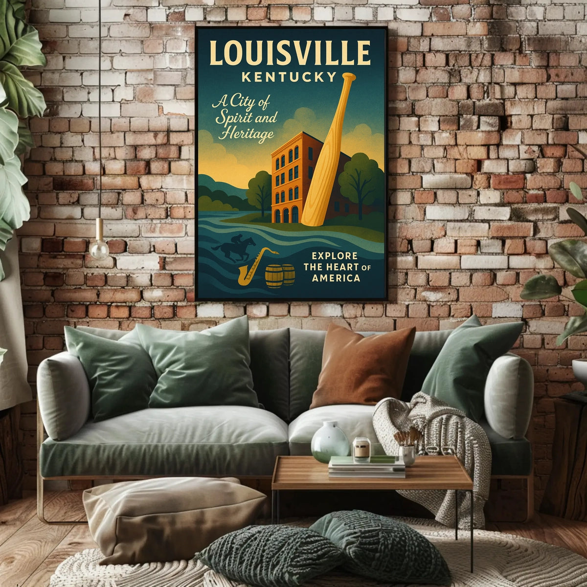Explore Louisville, Kentucky Poster