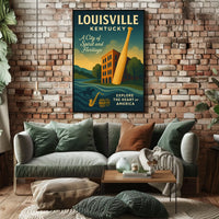 Explore Louisville, Kentucky Poster
