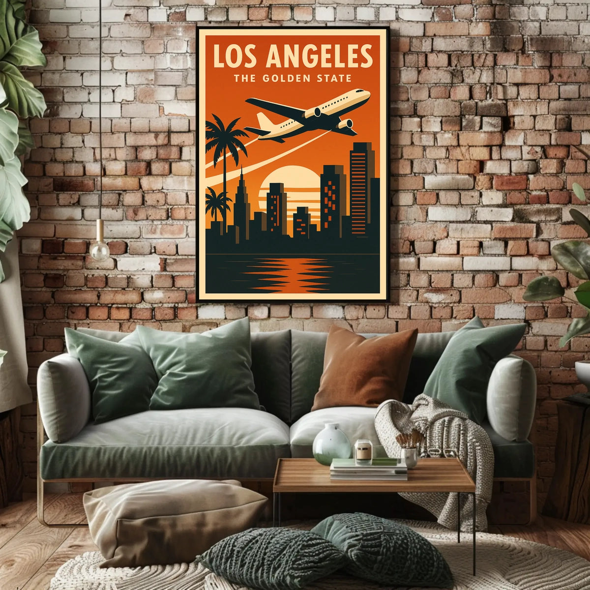 Los Angeles Vintage Travel Poster
