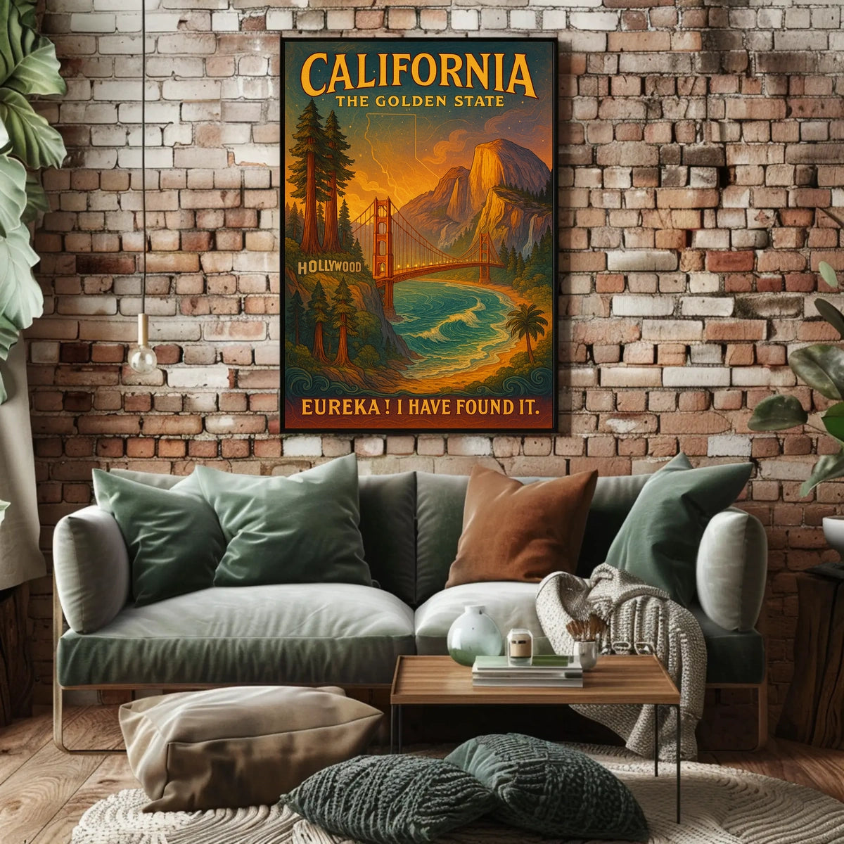 California The Golden State Poster