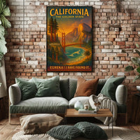 California The Golden State Poster