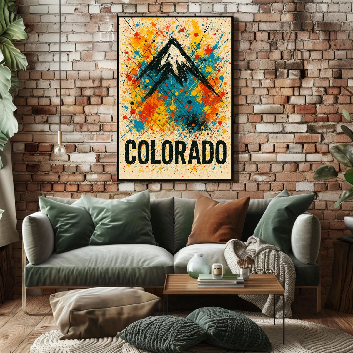 Colorado Mountain Art Poster