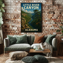 Little River Canyon, Alabama Poster