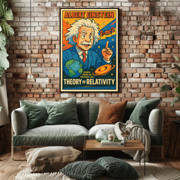 Albert Einstein Theory Of Relativity Poster