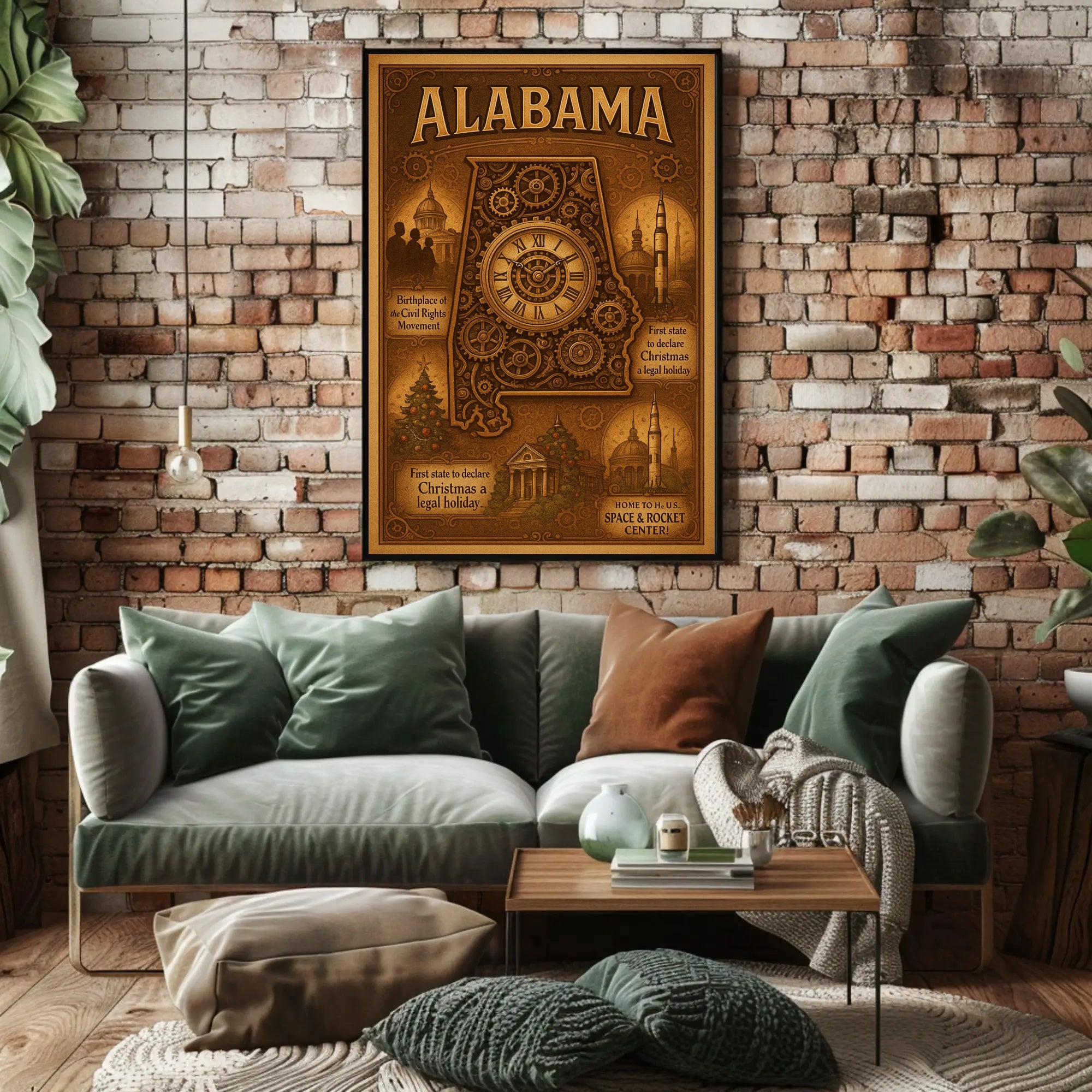 Alabama A Historical Overview Poster