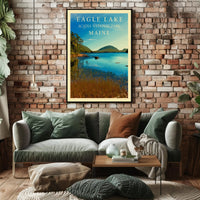 Eagle Lake Scenic View National Park Poster