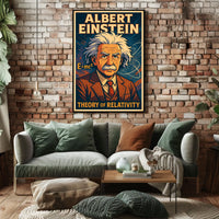 Albert Einstein Theory Of Relativity Poster
