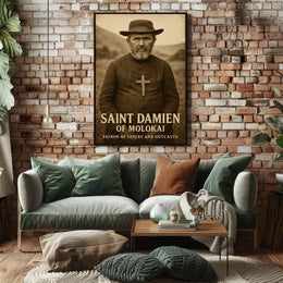 Saint Damien Of Molokai Poster