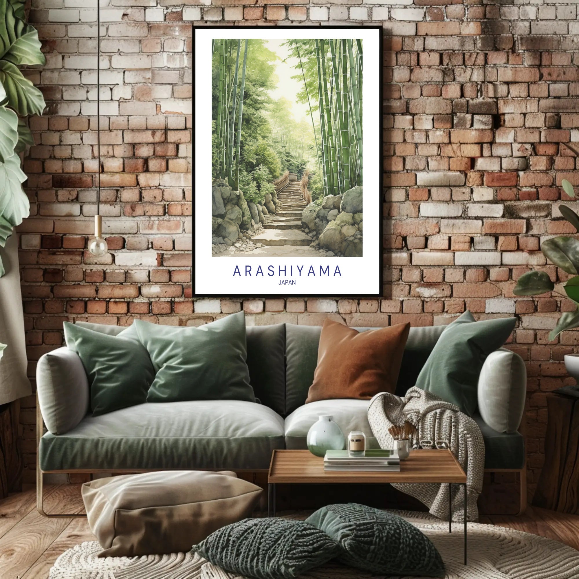 Arashiyama Bamboo Grove Poster PosterGoat