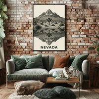 Nevada Landscape Reflection Poster