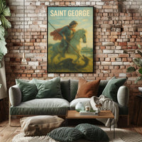 Saint George The Dragon Slayer Poster