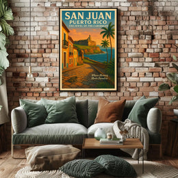 San Juan, Puerto Rico The Jewel of the Caribbean Poster