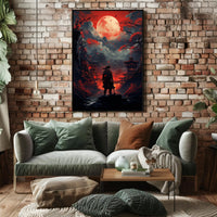 Samurai Under The Blood Moon Poster
