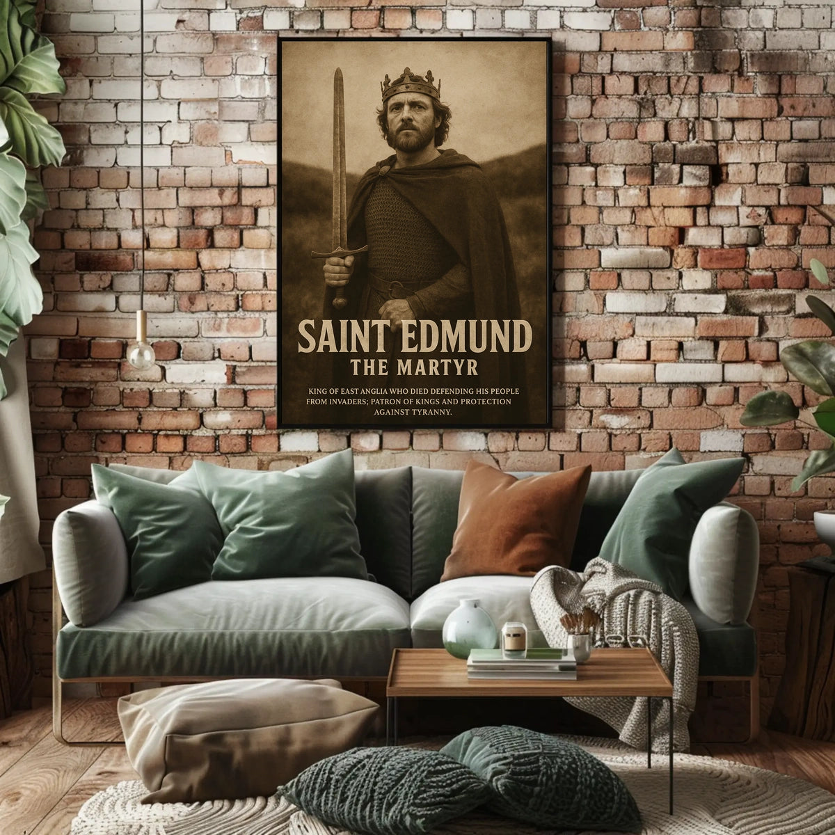 Saint Edmund The Martyr Poster