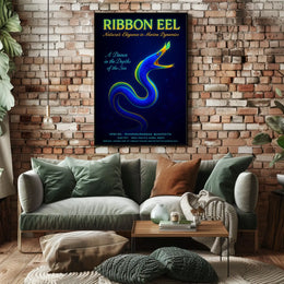 Ribbon Eel NatureS Elegance Poster