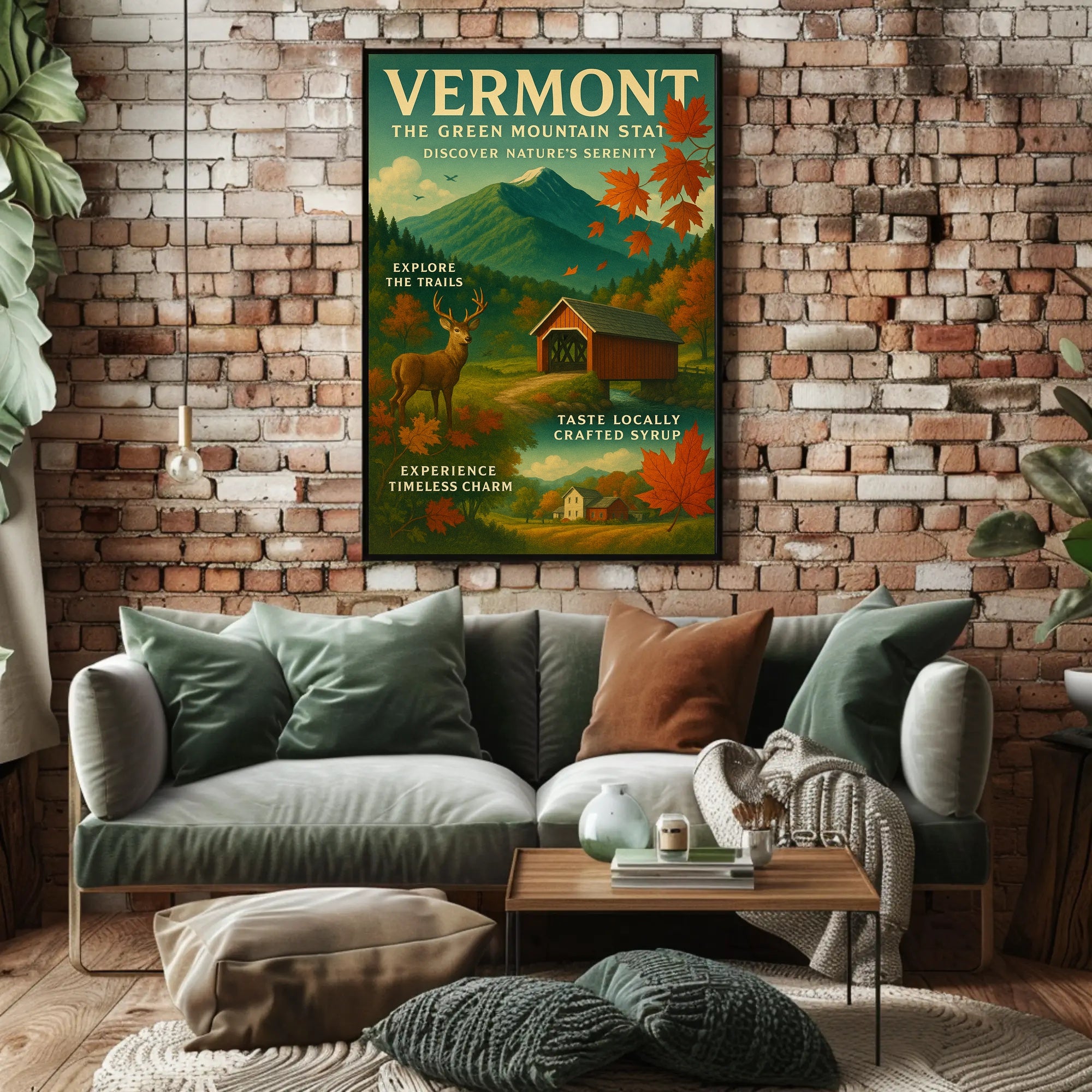 Vermont Natural Serenity Wall Art Print