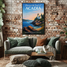 Discover the Soul of Acadia Poster