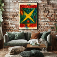 Abstract Watercolor Composition Poster