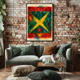 Abstract Watercolor Composition Poster