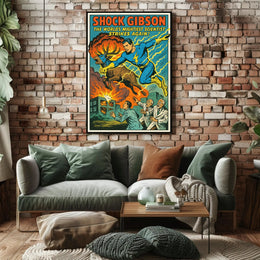 Shock Gibson The Worlds Mightiest Scientist Poster PosterGoat