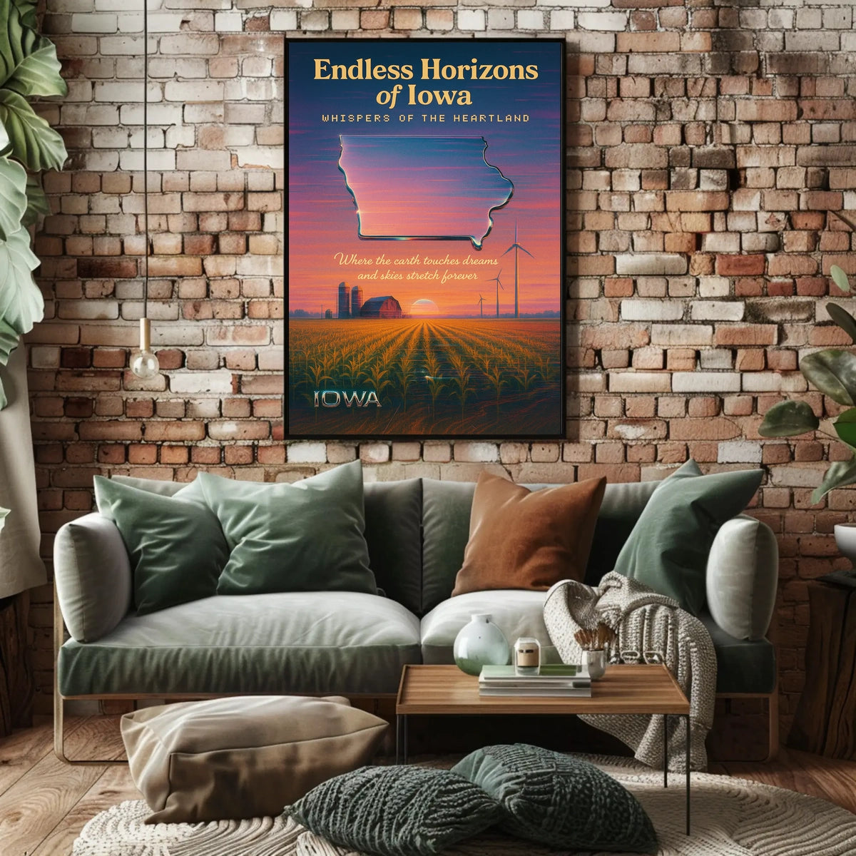 Endless Horizons of Iowa Poster
